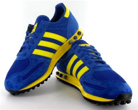 adidas la trainer yellow blue|Adidas originals la trainer blue.